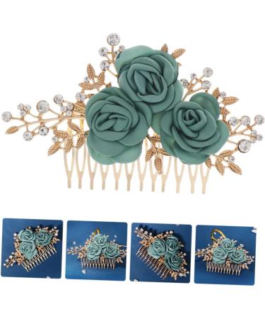 FRCOLOR Rose Side Comb Wedding Hair Accessories for Women Flower Hair Accessories Bride Bridal Hair Accessories Hairbrushes for Women Hair Barrettes for Women Girl Hair Comb Cloth Women's - Buy Online on GoSupps.com