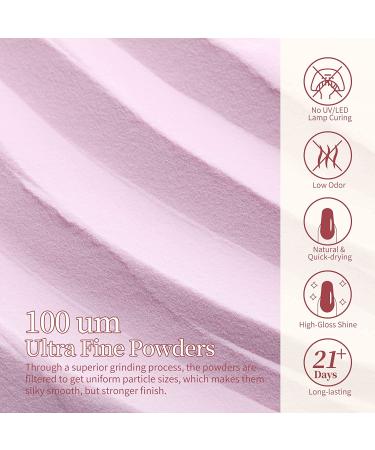 NICOLE DIARY 28Pcs Dip Powder Nail Kit - 20 Colors Dipping Powder Set for French Nails Art Manicure - Buy Online on GoSupps.com