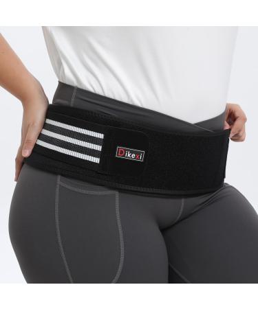 Sacroiliac SI Joint Hip Belt for Women Men-Alleviate Sciatica|Pelvic|Back|Lower Back Support Pelvic Support Belt Adjustable Lumbar Pain Relief Trochanter Belt Black XXL(Hip Size 63"- 71") XXL(Hip Size 63"- 71") Black