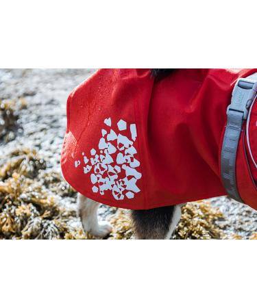 Hurtta Monsoon Eco Hundelegenmantel | Waterproof Dog Rain Jacket with Reflectors | 100% Recycled Material | Red 30cm - Buy Online on GoSupps.com