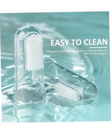 Frcolor 9 PC Silicone Finger Toothbrush Set for Newborns Toddlers & Children - Gentle Oral Care Solution - Buy Online on GoSupps.com