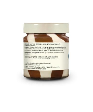 Brinkers Chocolate Symphony No.4 - Milk & Chocolate Mousse Spread for Breakfast | 6x210g Ideal for Bread & Rolls | International Shipping Available - Buy Online on GoSupps.com