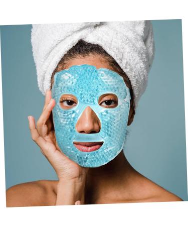 CLISPEED Ice Beauty Ice Facial Facial Women Cold Cooling Facial Sleep Gel Eye Masking Full Facial PVC Cosmetic Hot and Cold Miss 31x20cm - Buy Online on GoSupps.com