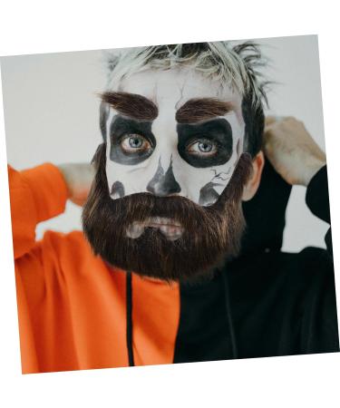 SOESFOUFU 1 Set Beard Dress up Fake Whiskers Man Dress up Pirate Cosplay Prop Full Beard Mustache Plush - Buy Online on GoSupps.com