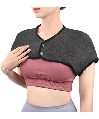 Generic 360-Degree Heating Pillow for Neck & Shoulder - Washable Velvet Wrap for Relaxation | All Seasons Neck Warmer in Dark Gray - Ships Internationally - Buy Online on GoSupps.com