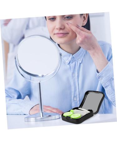 Solustre Portable Contact Lens Case | Clear Container & Holder for Easy Travel | Stylish & Cute Glasses Case - Buy Online on GoSupps.com