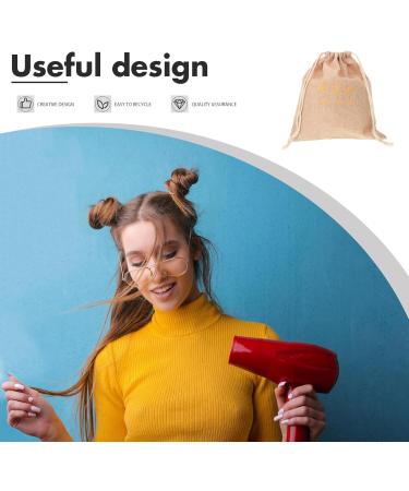 Baluue 4pcs Hair Dryer Storage Bag Cotton Hair Dryer Bag Cosmetic Pouch Hair Tools Travel Bag Fabric 29.50X25.50X1.00CMx4pcs Light Yellowx4pcs - Buy Online on GoSupps.com