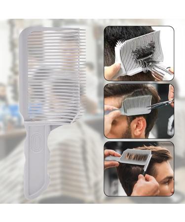 2PC Hair Cutting Edge Stencil & Fade Comb Set | Silicone Haircut Strap for Perfect Self-Cuts - Buy Online on GoSupps.com