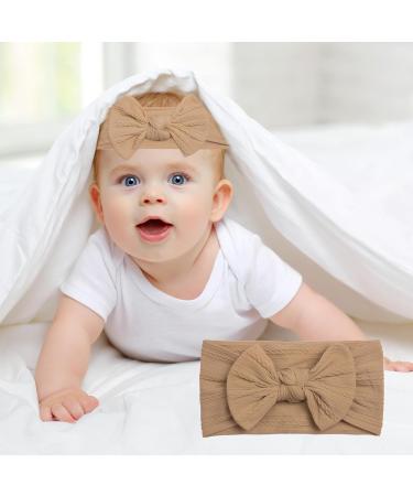 3-Piece Baby Headband Set for Girls | Newborn Turban Hair Bands | Elastic Nylon Children Headgear - Buy Online on GoSupps.com