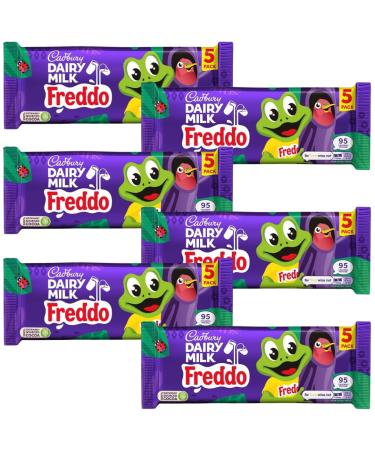 Chocolate Bar Bundle With Dairy Milk Freddo Chocolate Bar 5pk 90g (6 Pack)