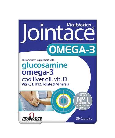 Vitabiotics Jointace -Omega 3 Oil & Glucosamine 30Caps (2 Pack)