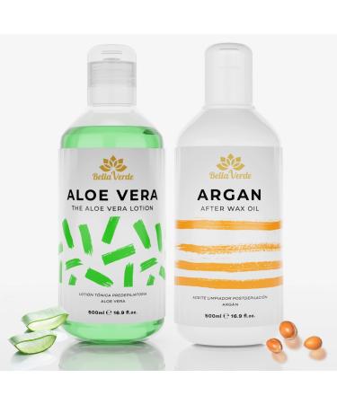 Bella Verde Pre and Post Waxing Care - Home Kit for Women and Men - Pack of 2 Pre & Post Wax Spray - Care for Brazilian Body Legs Eyebrows Face Lips Armpits