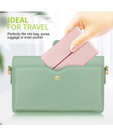 FYY Daily Pill Organizer - Portable 7 Compartment Travel Pill Case in Pink for Vitamins, Supplements, and Medication - Buy Online on GoSupps.com