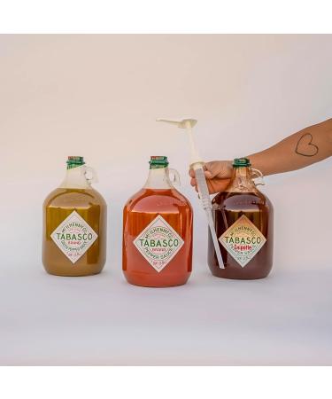 TABASCO Original Red Pepper Sauce 38L 1 gallon Authentic TABASCO flavor for true fans Perfect for kitchen events and spicy dishes gallon + pump original + pump - Buy Online on GoSupps.com