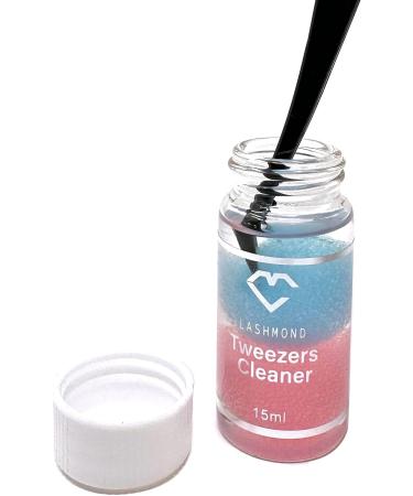 Professional Eyelash Extension Tweezers Cleaner Set | 15ml Liquid Remover & 2 Sponge Ball Eyelash Curler Cleaner - Shop Now for Quality Tools - Buy Online on GoSupps.com