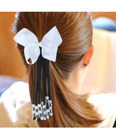 SKISUNO Braided Wig Ponytail aldult bowknot braided ponytail fake braid Headband extend colorful hair extension wig ponytail Cosplay Hair Accessory dispenser soft decorate artificial baby 29X16CM As Shown 02 - Buy Online on GoSupps.com