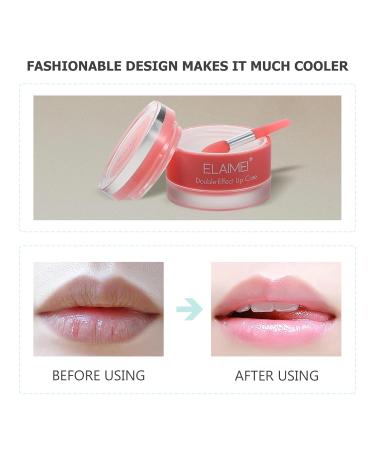 Womens Scrubs Natural Moisturizing Lip Balm - Exfoliating Overnight Lip Moisturizer for Dry Cracked Lips | Hydrating Lip Conditioner & Balm in Pink - Buy Online on GoSupps.com