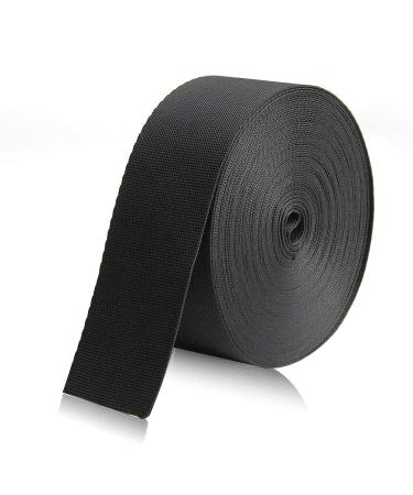 KINMINGZHU Black Nylon Heavy Duty Webbing Strap,Polypropylene Heavy Straps for Bags, Hammocks, Outdoor Climbing and DIY Making Luggage Strap, Pet Collar, Backpack Repairing Black-1.5 inch - Buy Online on GoSupps.com