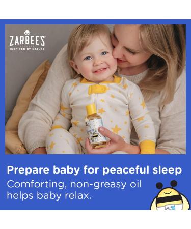 Zarbee's Baby Massage Oil - Calming Lavender & Chamomile for Sleep 4oz | Soothing International Shipping - Buy Online on GoSupps.com