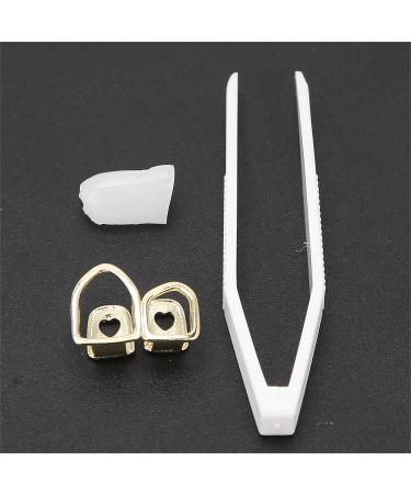 Halloween Hip Hop Teeth Hip Hop Hollow Tooth Convenient 2 Brass Fashionable for Party for Fashion Show for Festival(gold) - Buy Online on GoSupps.com