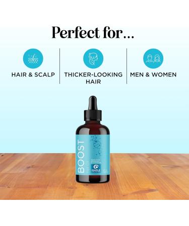 Rosemary Hair Oil for Dry Damaged Hair - Vegan Rosemary and Castor Oil Hair Oil for Dry Hair & Scalp with Thickening Botanical Oils & Extracts for Women and Men with Frizzy Thin or Weak Hair (118mL) - Buy Online on GoSupps.com