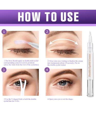 Invisible Eyelid Tape 480Pcs for Hooded Eyes - Waterproof Lift Strips with Fork Rods and Tweezers - Buy Online on GoSupps.com
