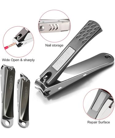 Professional Podiatrist Toenail Clippers for Thick Nails - Ideal for Adult Men and Women - Includes Ingrown Toenail Kit - Buy Online on GoSupps.com