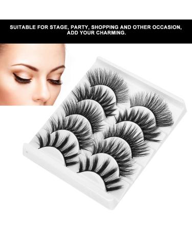 10 Pairs 6D False Eyelashes - Professional Long Thick Black Fiber Lashes | International Shipping - Buy Online on GoSupps.com