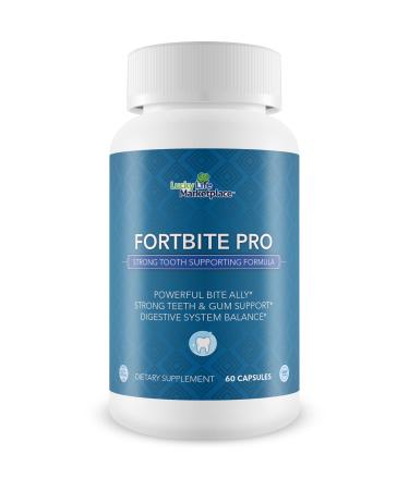 Fortbite Pro - Oral Health Probiotics - Support Healthy Teeth & Gums - Strong Tooth Supporting Formula - Promote Healthy Mouth Bacteria with Multi-Strain Probiotic - Premium Dental Probiotic Care