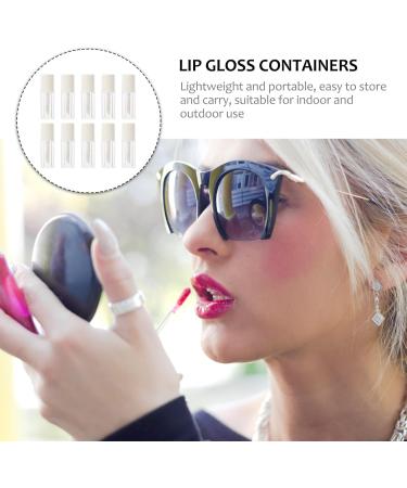 Lot de 10 Tubes L vres Vides 1 2 Ml Bouchon Blanc Contenants Rechargeables pour Gloss et Rouge L vres Liquide L gers et Portables pour Maquillage et Voyage - Buy Online on GoSupps.com