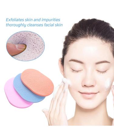 50 Pack Cleaning Sponge Wet Wipes - Soft Makeup Washing Sponges for Face & Powder | Random Colors - International Shipping - Buy Online on GoSupps.com