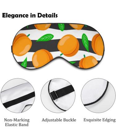 Peaches Sleep Mask - Adjustable Strap Eye Cover for Sleeping - Blocks Light for Night Travel and Naps - Men and Women - Buy Online on GoSupps.com