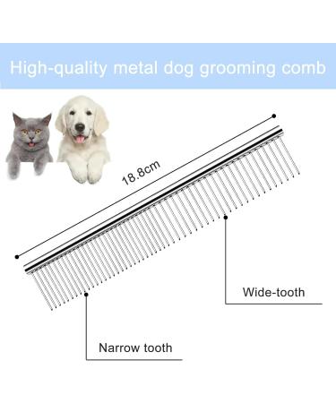 Diompirux 5-Pack Profi Dog Grooming Set | Effilier & Curved Scissors + Fur Care Comb for Dogs & Cats - Buy Online on GoSupps.com