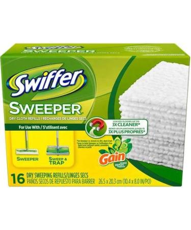 Swiffer Sweeper Gain Original Scent Dry Sweeping Cloths Refills 16 Sheets - Buy Online on GoSupps.com