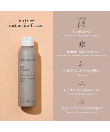 Living Proof No Frizz Instant De-Frizzer 6.2 oz - Silky Smooth Hair Solution - Buy Online on GoSupps.com