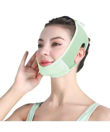 Face Lifting Belt Facial Lifting Bandage Strap Face Lift Band with Breathable Vents Chin Up Face Lifting Comfy V Shaped Belt Outline Lifting Shaping Face Bandage