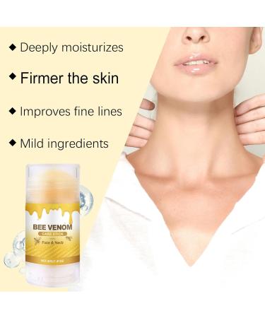 homomdy Neck Bee Venom Cream Stick moisturizing cream for firmer and restoring skin elasticity antiaging serum for all skin types effective for reducing wrinkles 1pcs - Buy Online on GoSupps.com