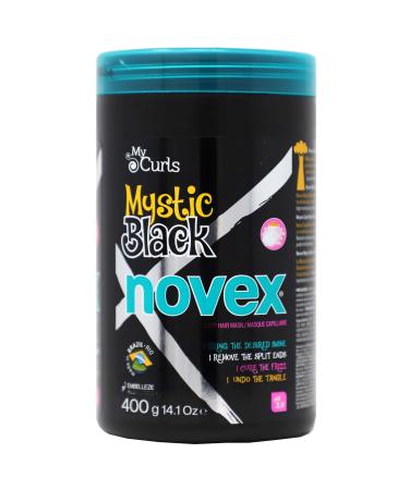 NOVEX Mystic Black Deep Hair Mask  with Baobab Oil  Frizz Control  14 Oz Jar