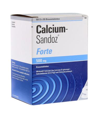 CALCIUM SANDOZ forte effervescent tablets 5X20 pcs