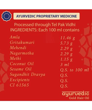 Buy Parachute Advansed Ayurvedic Gold Hair Oil 200 ml (6.76 fl oz) - Best International Shipping from India - Buy Online on GoSupps.com