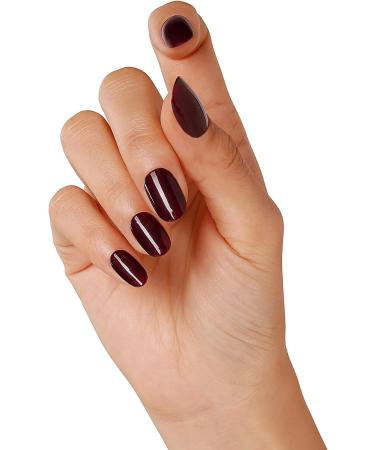 Bluesky Gel Nail Polish Dark Burgundy A007 - Long Lasting Chip Resistant 10 ml - Requires UV LED Lamp - Pack of 1 - Buy Online on GoSupps.com