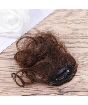 DRESSOOS 1pc Fake Fringe Bang Fringes Hair Extensions Afro Bangs Clip-in Hair Extension Clip Hair Fringe Fake Bangs Hair Clip Ponytail Extension for Black Women Africa Woman Real Person - Buy Online on GoSupps.com