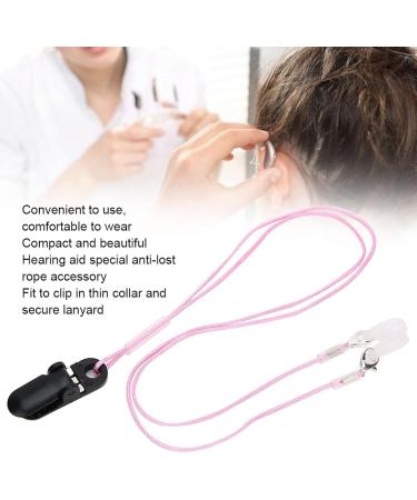 Hearing Aid Anti-Lost Rope Plastic Practical Hearing Aid Anti-Lost Rope Sound Amplifier Ear Aids Children Colourful Hanging Strap for Behind The Ear Hearing Aids(Pink) - Buy Online on GoSupps.com