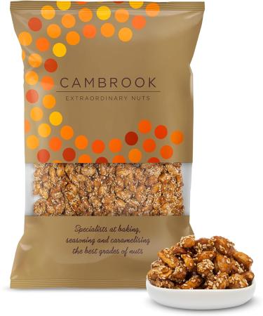 Cambrook Caramelised Sesame Peanuts 1kg Bag - Premium Quality Nuts | Gluten Free | Vegetarian - Buy Online on GoSupps.com