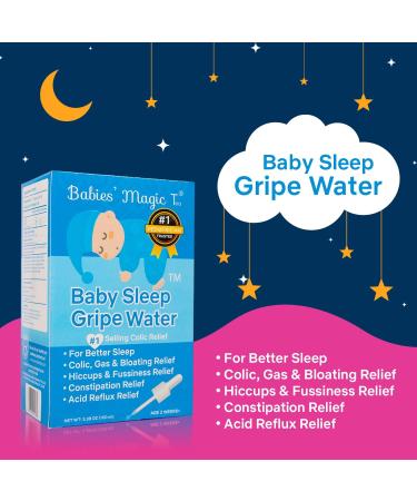 Babies Magic T Gripe Water - Gentle & Safe Relief for Baby Colic and Gas - Buy Online on GoSupps.com
