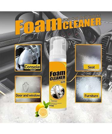 Amplesunshine Foam Cleaner Strong Decontamination Cleaners Spray Multifunctional Car Foam Cleaner Powerful Stain Removal Kit Foam Cleaner for Car and House Lemon Flavor (3Pcs 60ML) - Buy Online on GoSupps.com