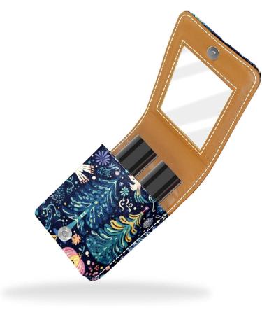 Travel Lipstick Organizer Case | Portable Makeup Bag with Mirror | Candy Cartoon Design | International Shipping Available - Buy Online on GoSupps.com