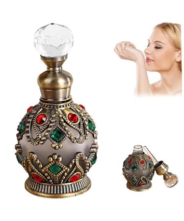 hhhlsl Arabic Perfume Oil Luxury Rhinestones Dubai Perfume with Crystal Bottle Cap & Non-Slip Bottom Long Lasting Essential Oil Fragrance - Buy Online on GoSupps.com
