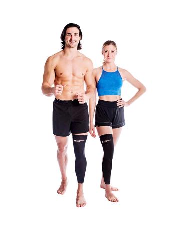 Copper Joe Full Leg Compression Sleeve - Copper Infused Support for Knee, Thigh, Calf - Arthritis - Running & Basketball - Large Size - Men & Women - Buy Online on GoSupps.com