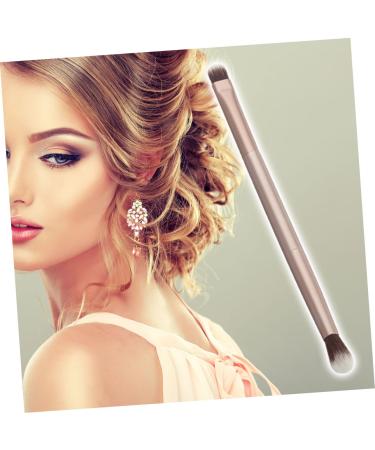 Double Ended Eyebrow & Eyeshadow Brush - Soft Vegan Bristles for Precision & Blending | Versatile Makeup Tool - Buy Online on GoSupps.com